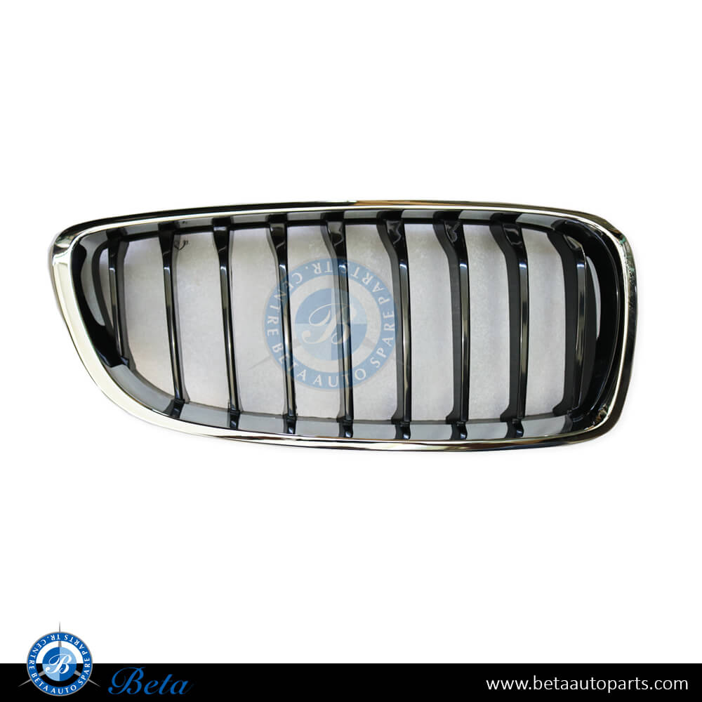 Right Side Radiator Grille - Black and Chrome Sport Line for BMW 4 Series F32/F36 2014-2020 models, Part Number 51137294818 Right Side Radiator Grille - Black and Chrome Sport Line for BMW 4 Series F32/F36 2014-2020 models, Part Number 51137294818
